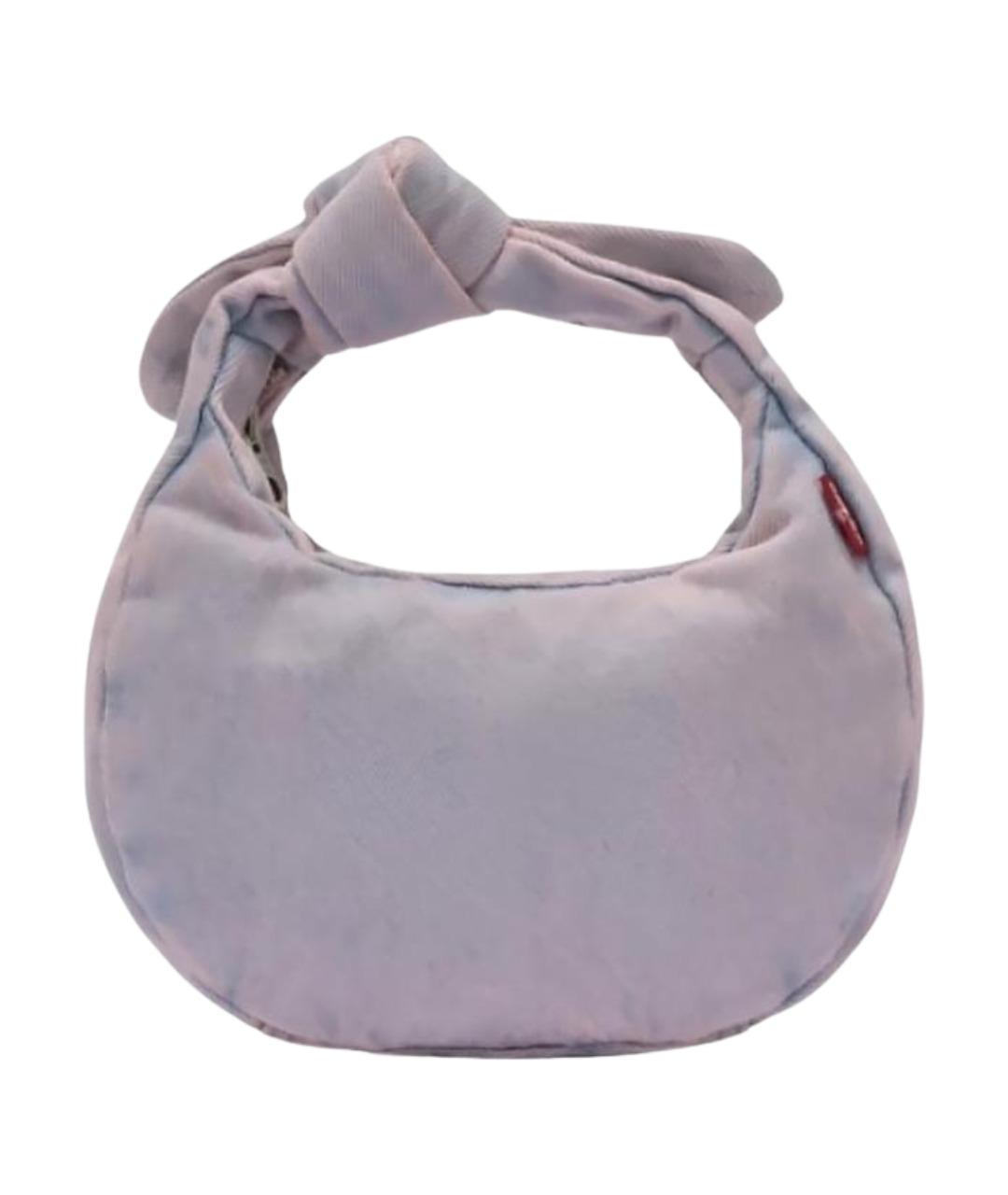 LEVI'S Голубая тканевая сумка с короткими ручками, фото 1