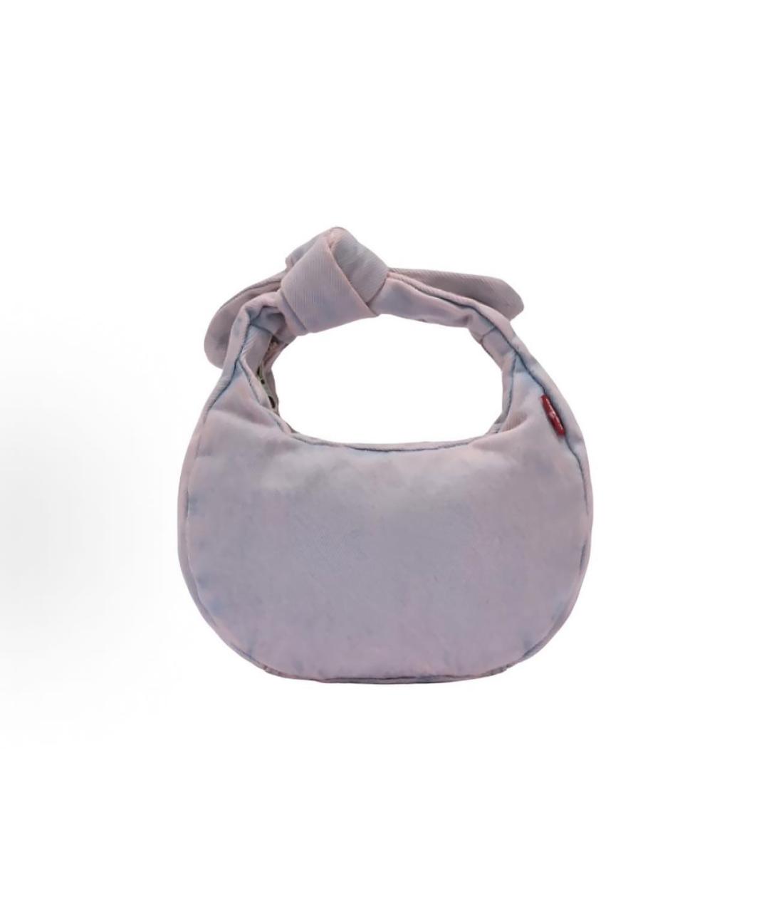 LEVI'S Голубая тканевая сумка с короткими ручками, фото 8