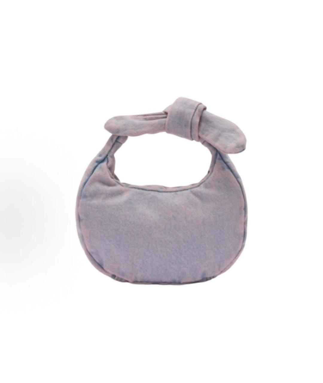 LEVI'S Голубая тканевая сумка с короткими ручками, фото 2