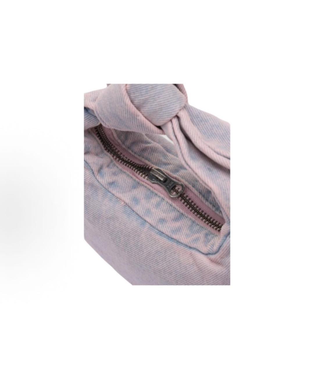 LEVI'S Голубая тканевая сумка с короткими ручками, фото 6