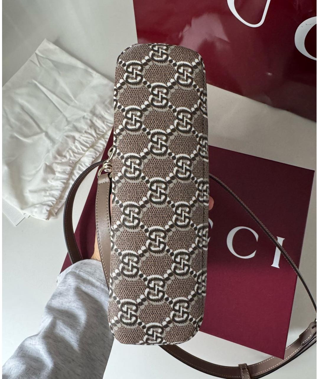 GUCCI Бежевая сумка через плечо, фото 6