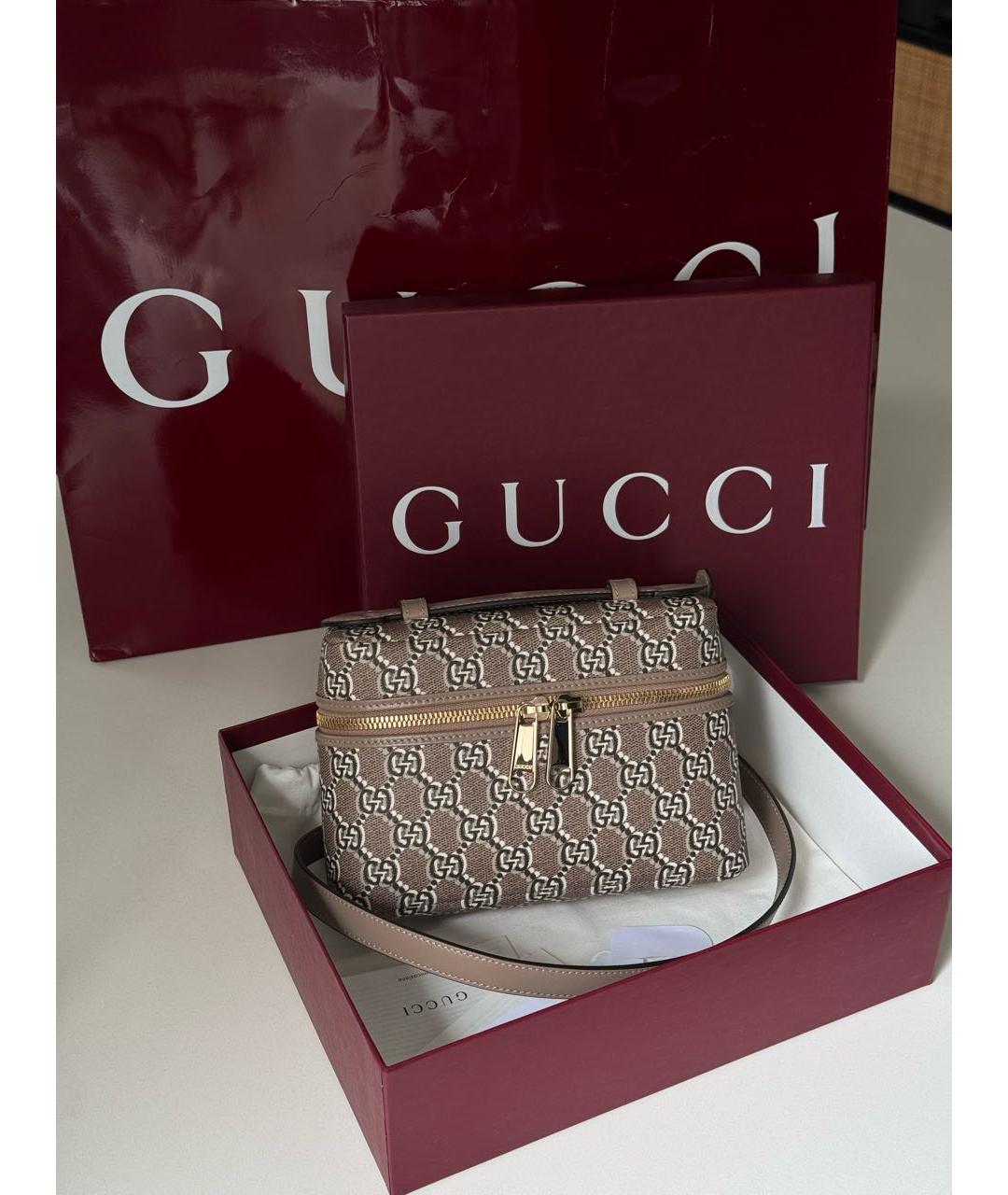 GUCCI Бежевая сумка через плечо, фото 9