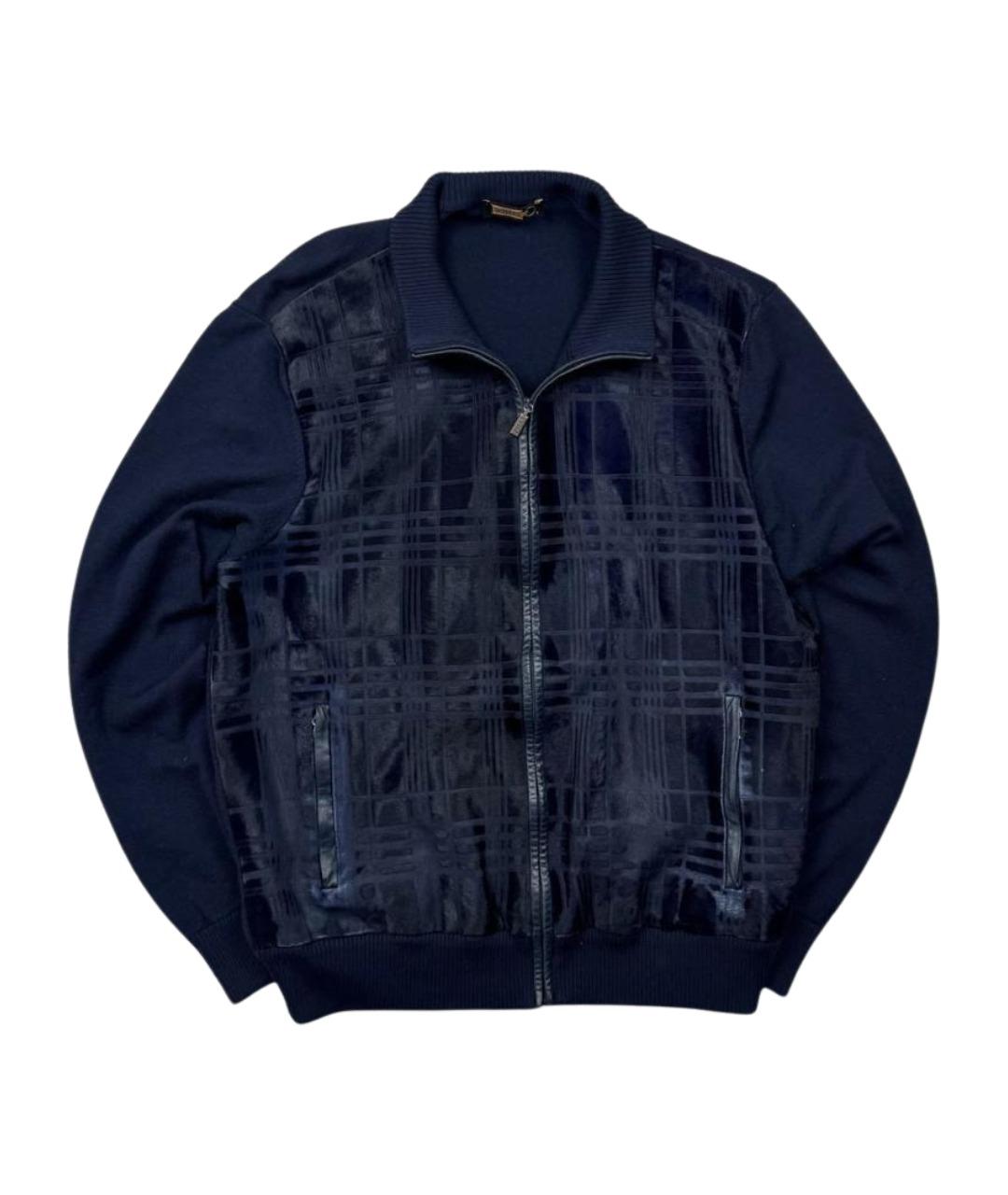 ZILLI Темно-синий кардиган, фото 1