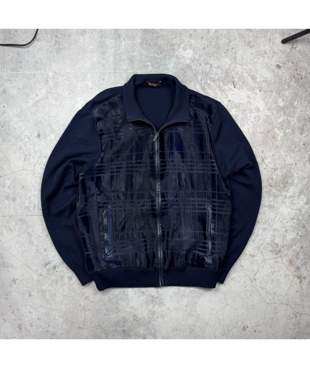 ZILLI Темно-синий кардиган, фото 9