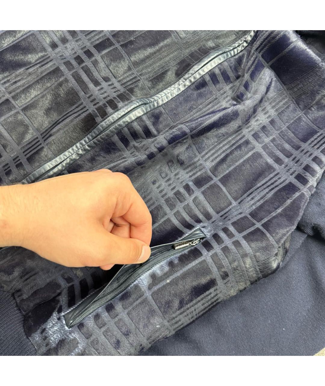 ZILLI Темно-синий кардиган, фото 6