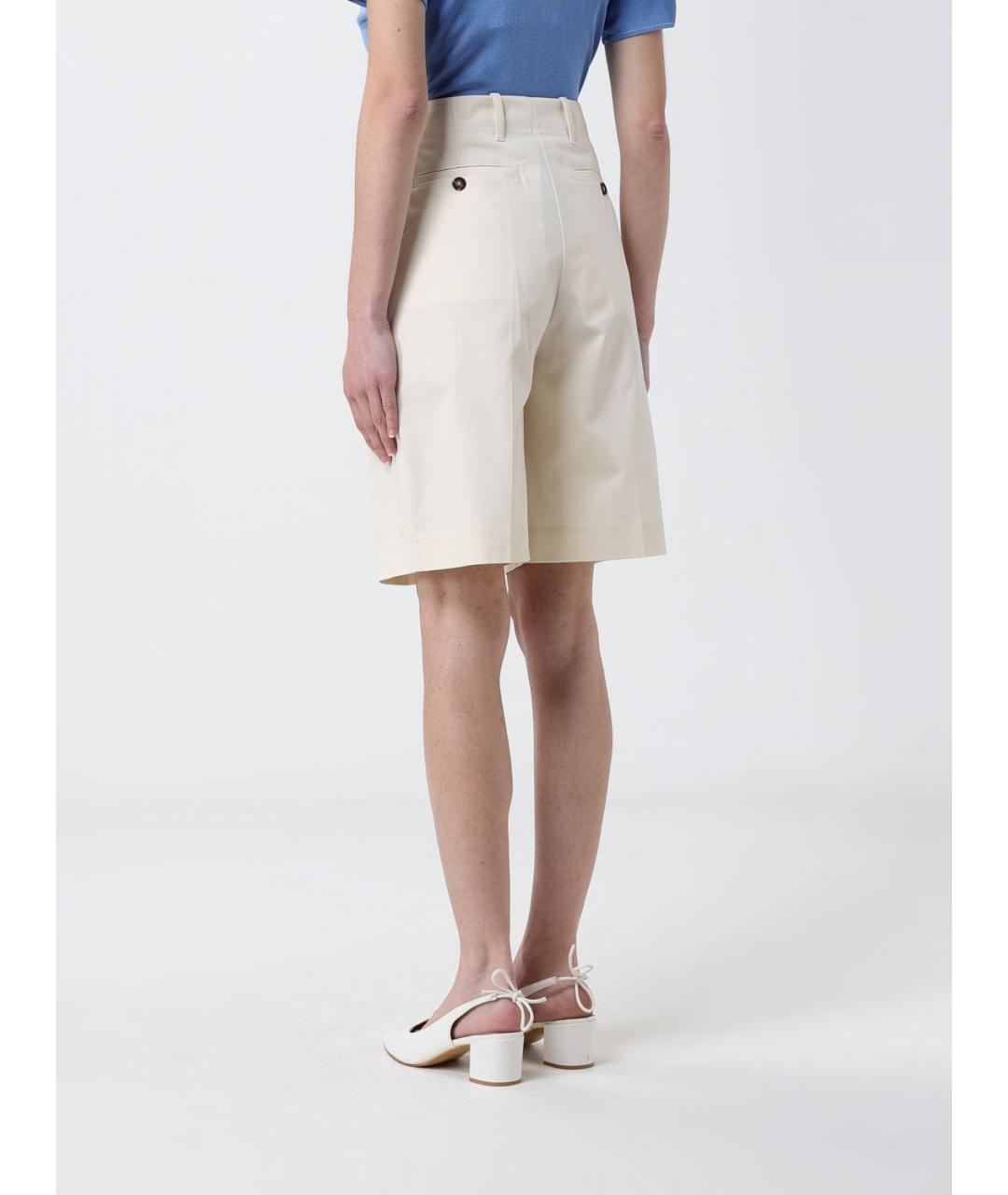 MEIMEIJ Бежевые хлопковые шорты, фото 2