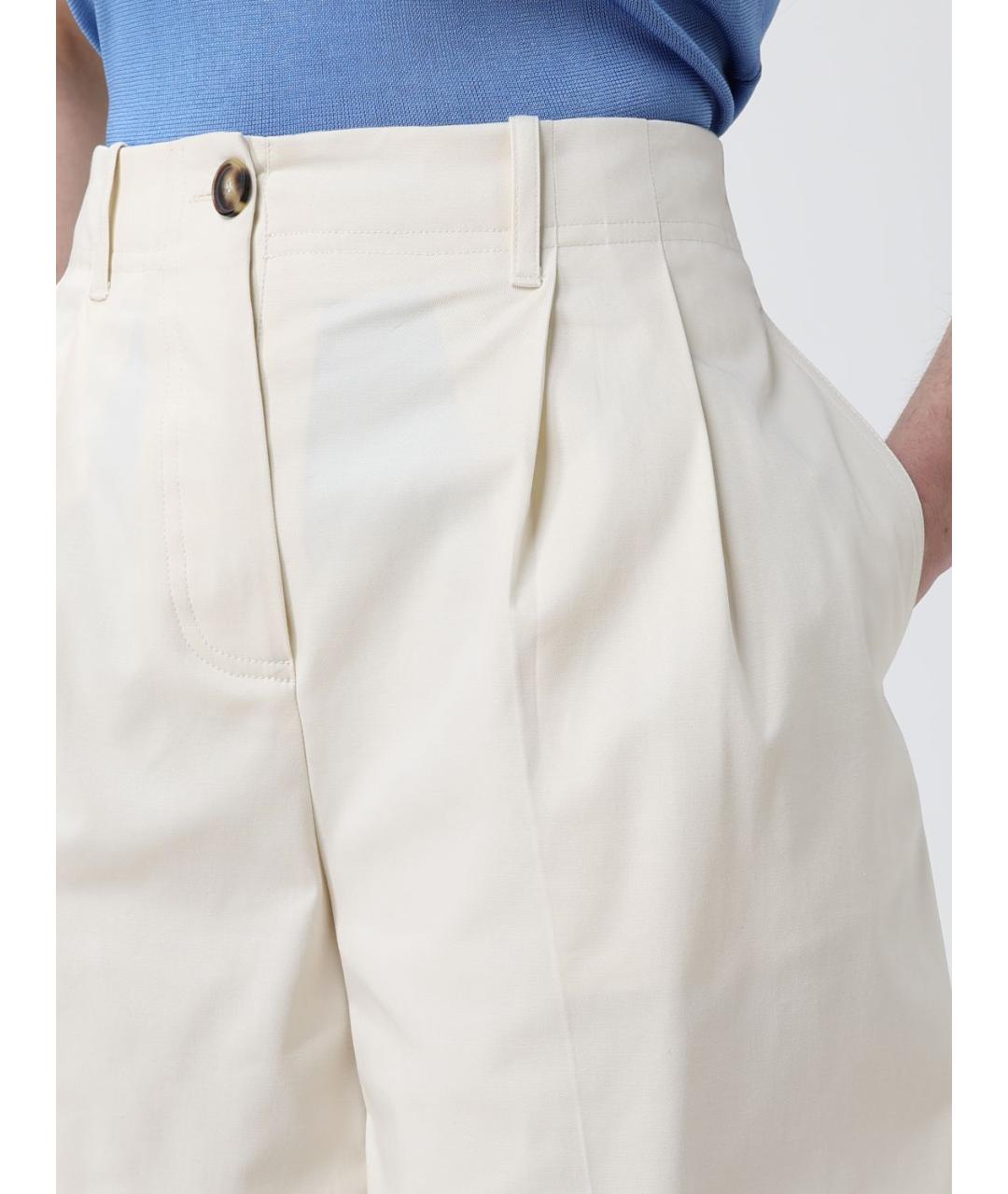 MEIMEIJ Бежевые хлопковые шорты, фото 3