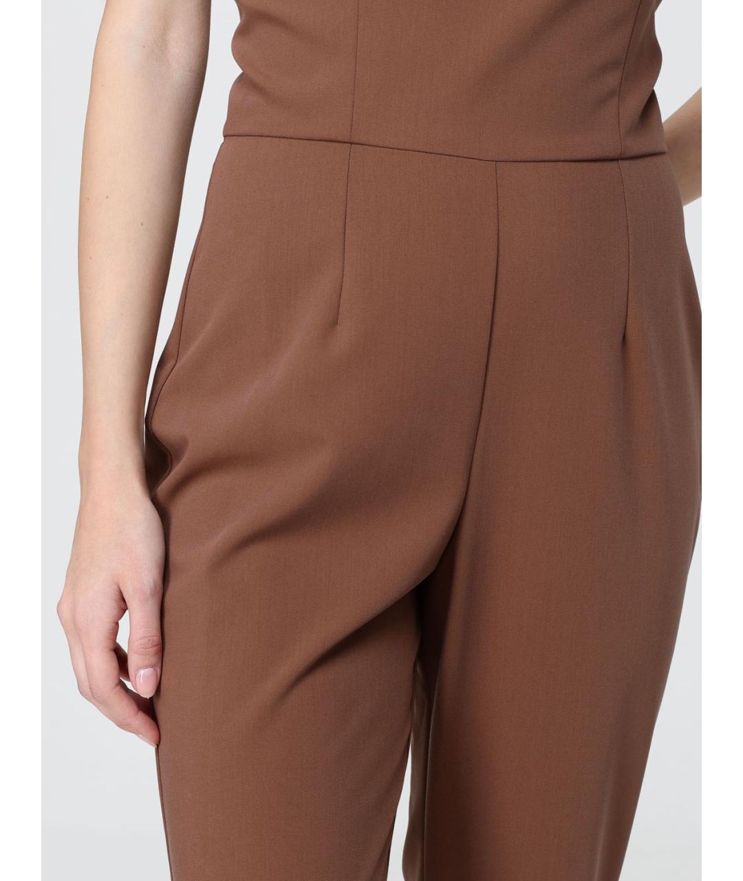 MAR DE MARGARITAS Коричневый полиэстеровый комбинезон, фото 3