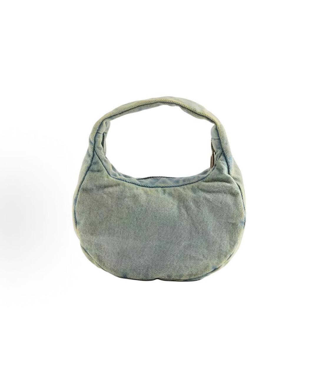 LEVI'S Голубая тканевая сумка с короткими ручками, фото 2