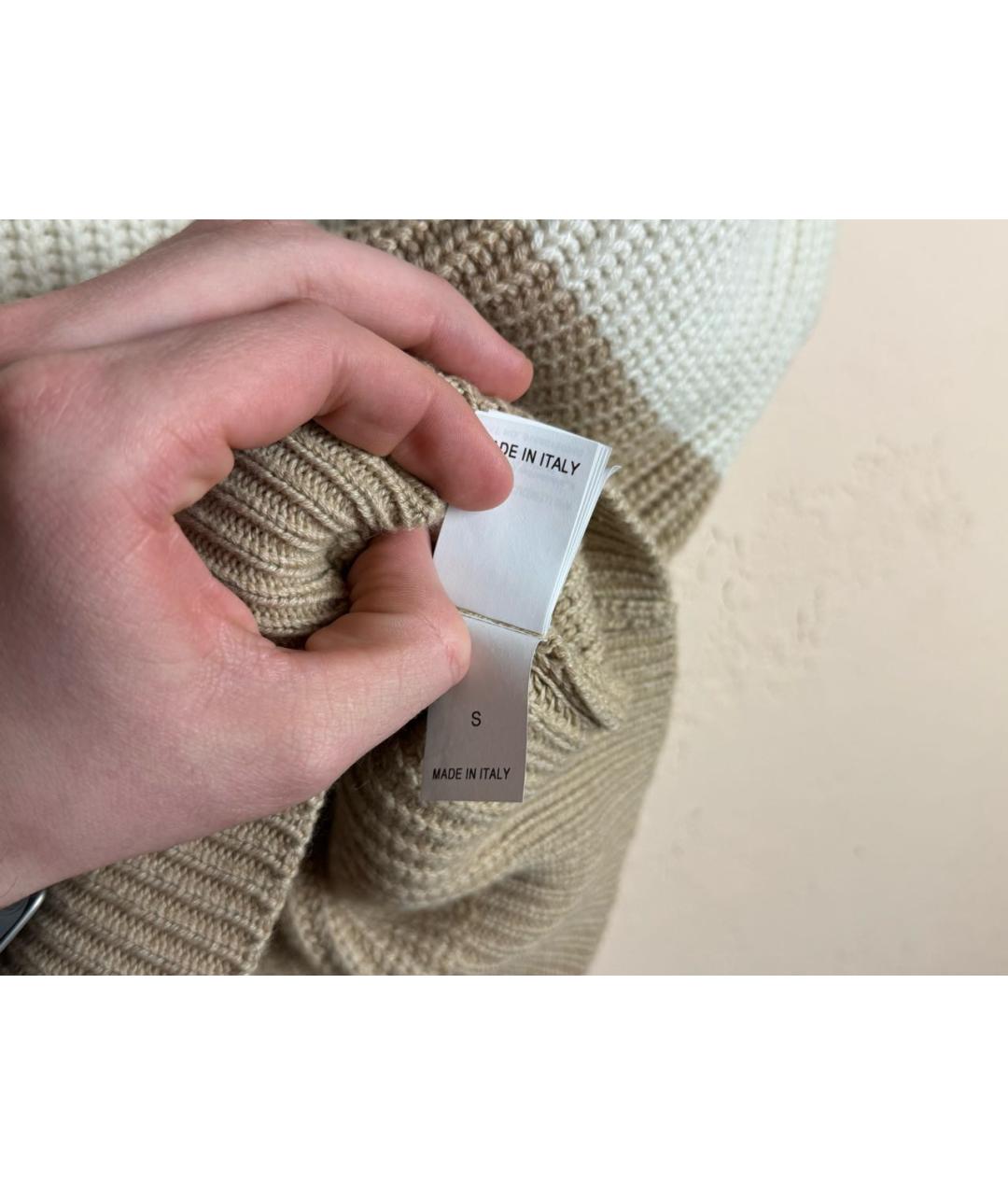 BRUNELLO CUCINELLI Бежевая шелковая жилетка, фото 7