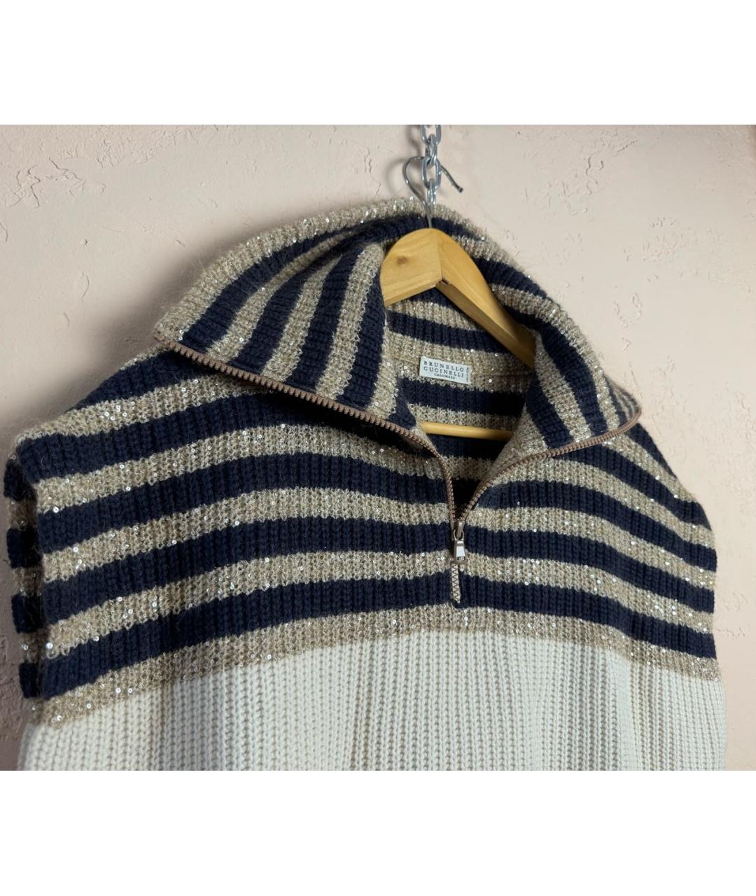 BRUNELLO CUCINELLI Бежевая шелковая жилетка, фото 3