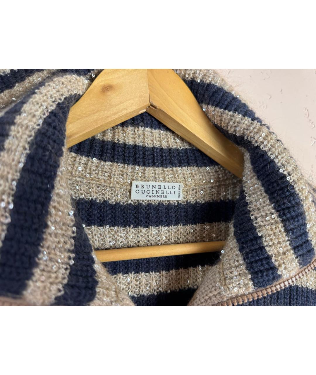 BRUNELLO CUCINELLI Бежевая шелковая жилетка, фото 5