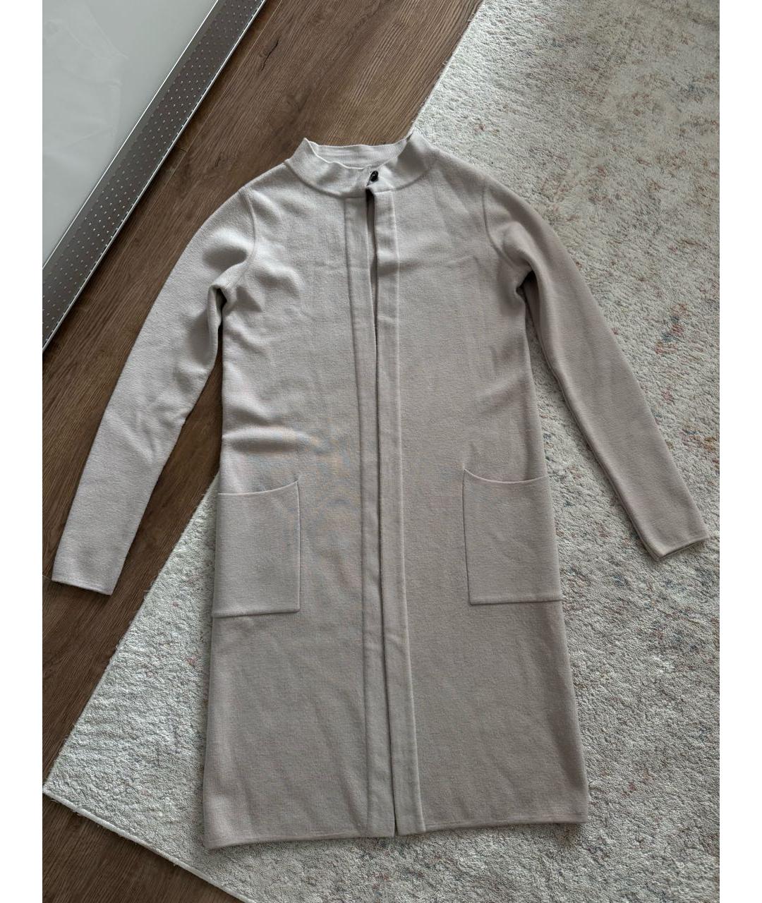 MAX MARA Бежевый шерстяной кардиган, фото 8