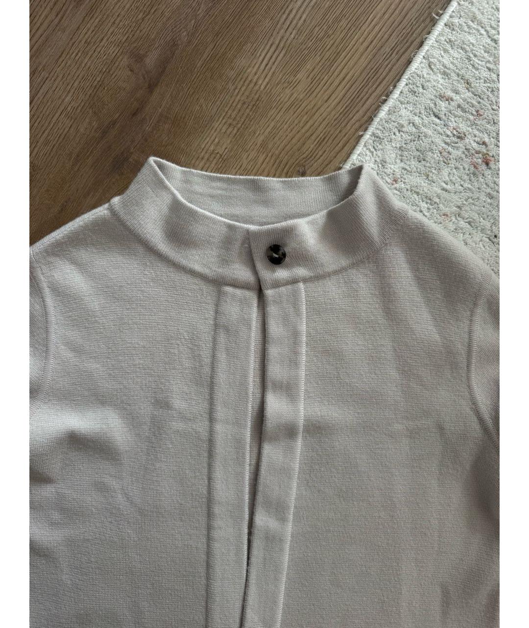 MAX MARA Бежевый шерстяной кардиган, фото 4