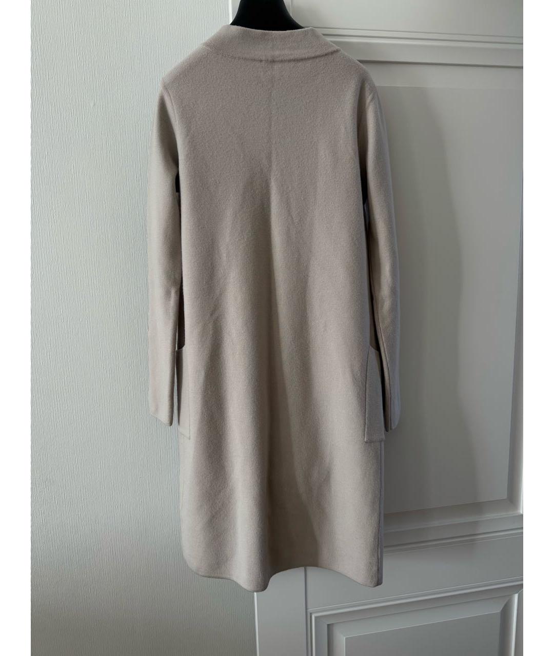 MAX MARA Бежевый шерстяной кардиган, фото 2