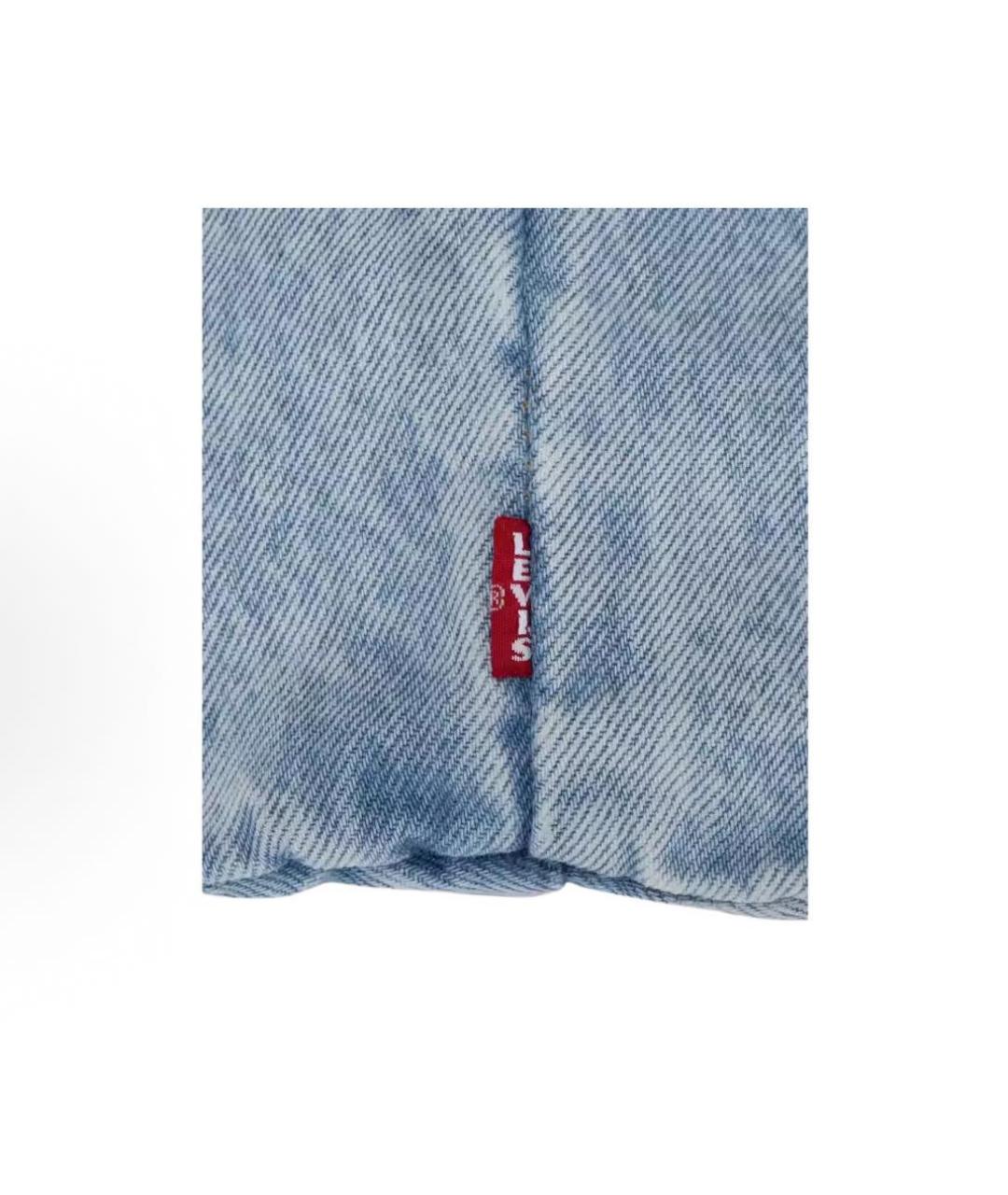 LEVI'S Голубая тканевая сумка тоут, фото 6