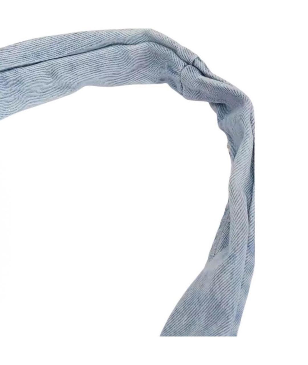 LEVI'S Голубая тканевая сумка тоут, фото 4