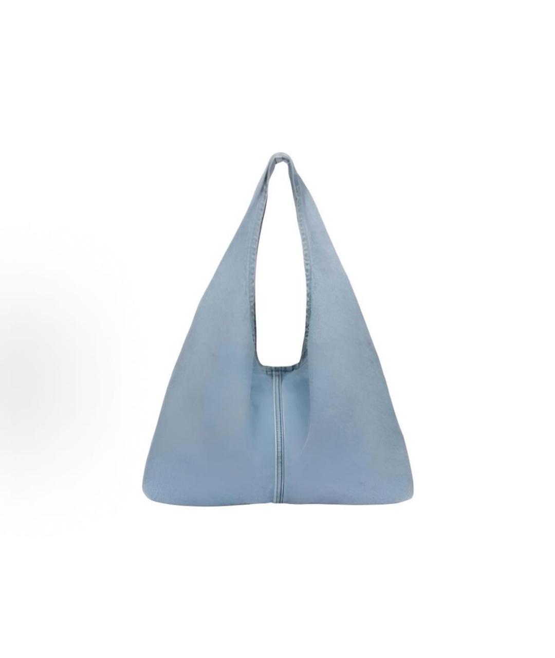 LEVI'S Голубая тканевая сумка тоут, фото 8