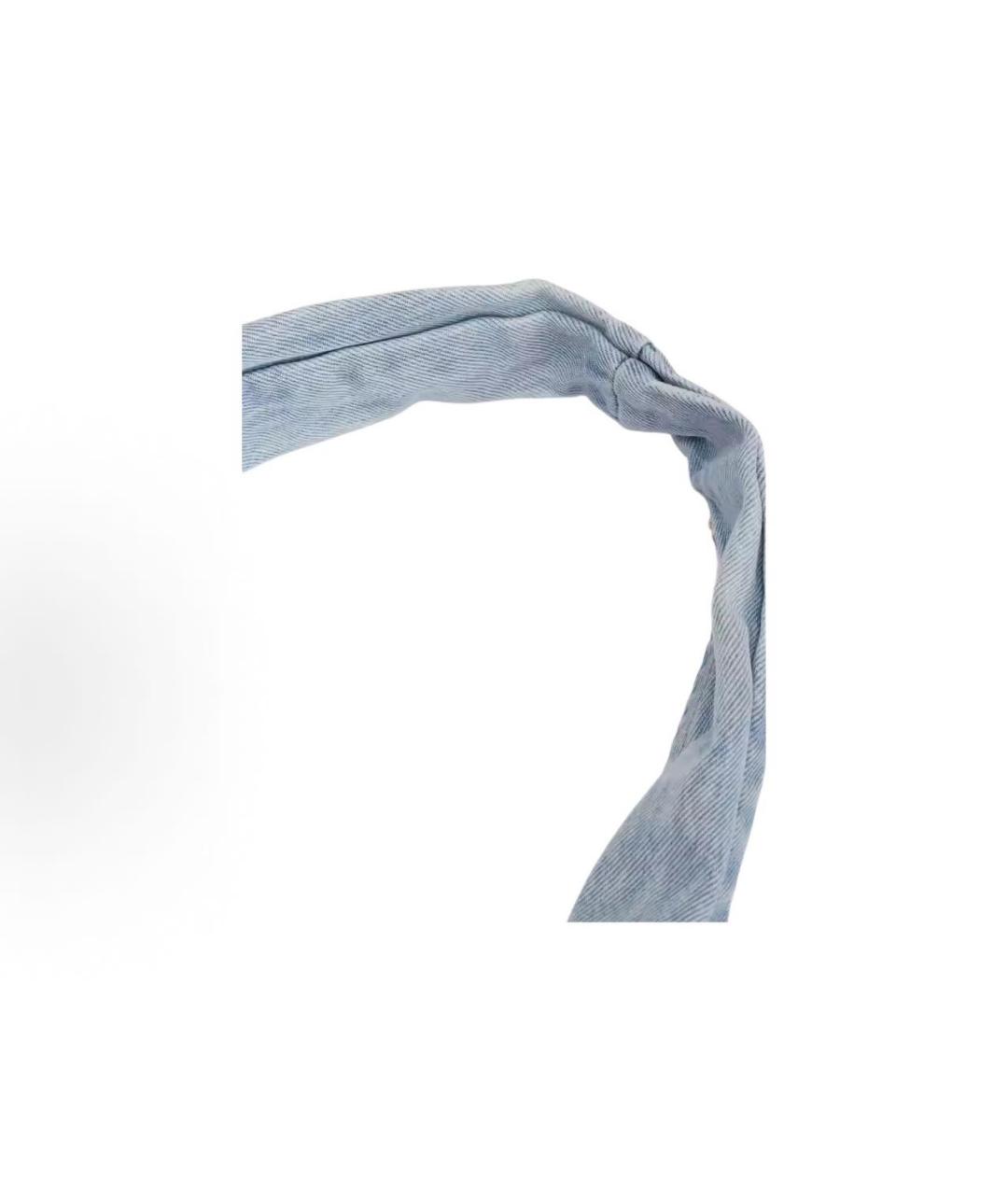 LEVI'S Голубая тканевая сумка тоут, фото 4