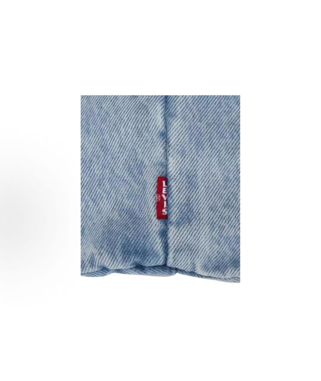 LEVI'S Голубая тканевая сумка тоут, фото 6