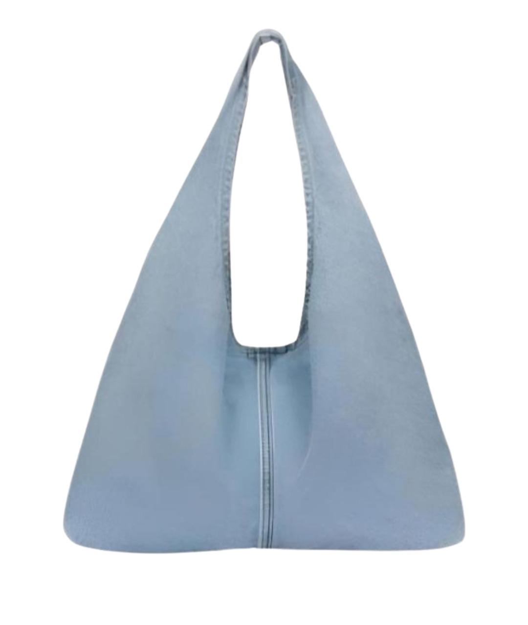 LEVI'S Голубая тканевая сумка тоут, фото 1