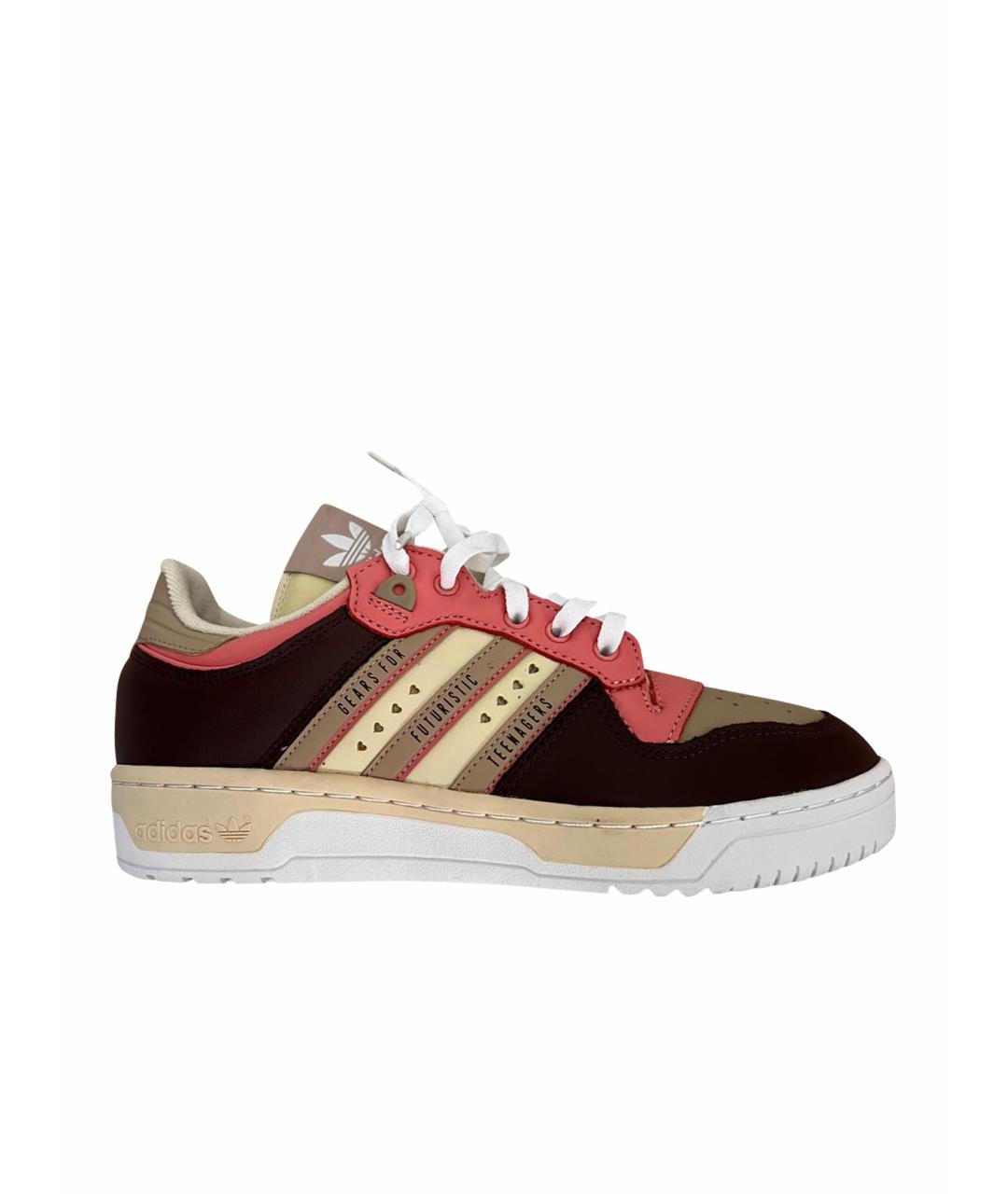 ADIDAS Мульти кожаные низкие кроссовки / кеды, фото 1