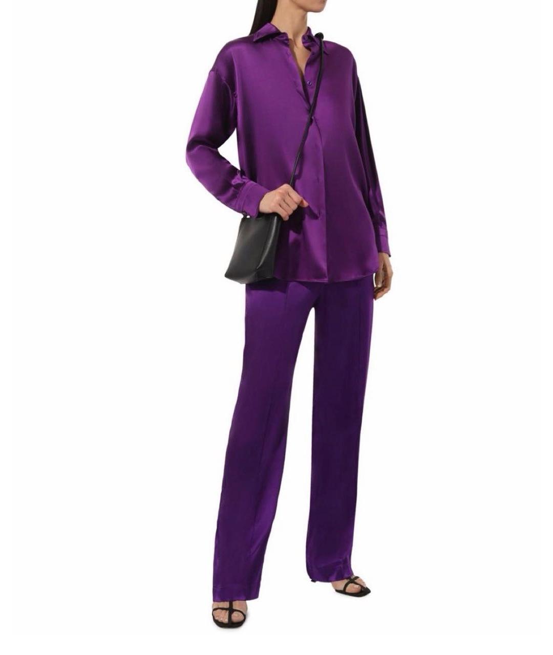 TOM FORD Фиолетовый шелковый костюм с брюками, фото 3