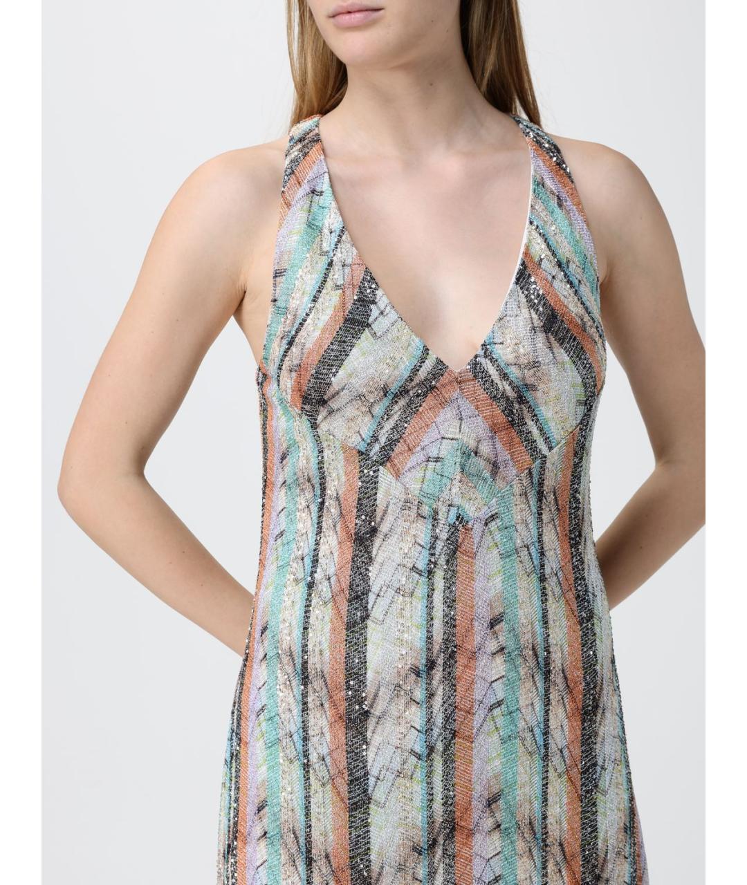MISSONI Мульти вискозное повседневное платье, фото 4