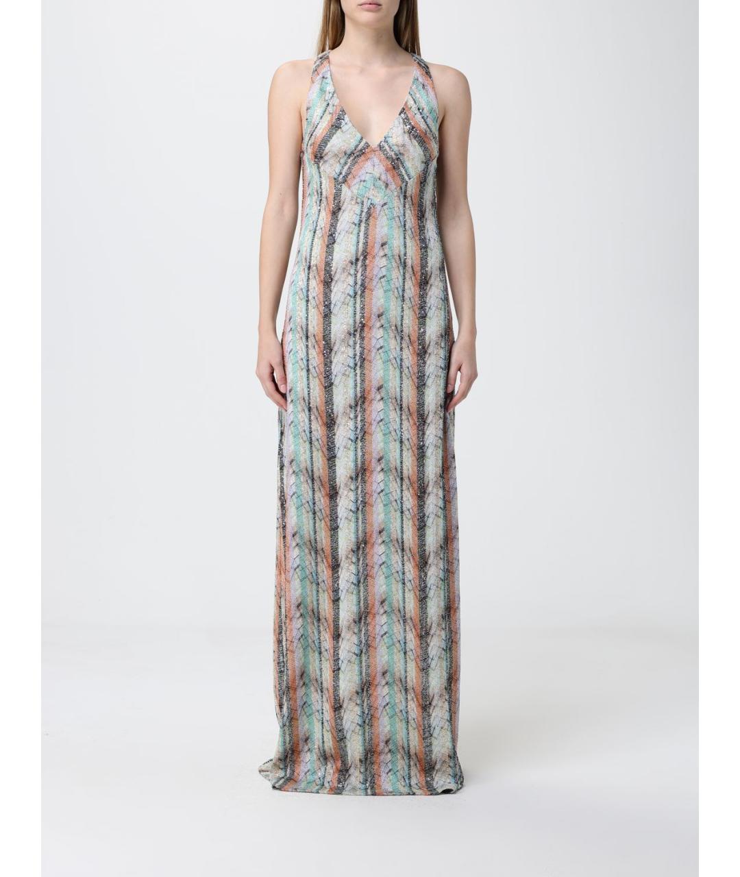 MISSONI Мульти вискозное повседневное платье, фото 5