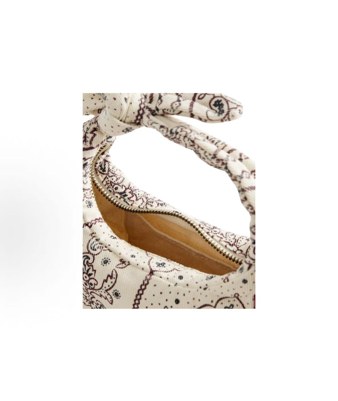 LEVI'S Бежевая тканевая сумка с короткими ручками, фото 4