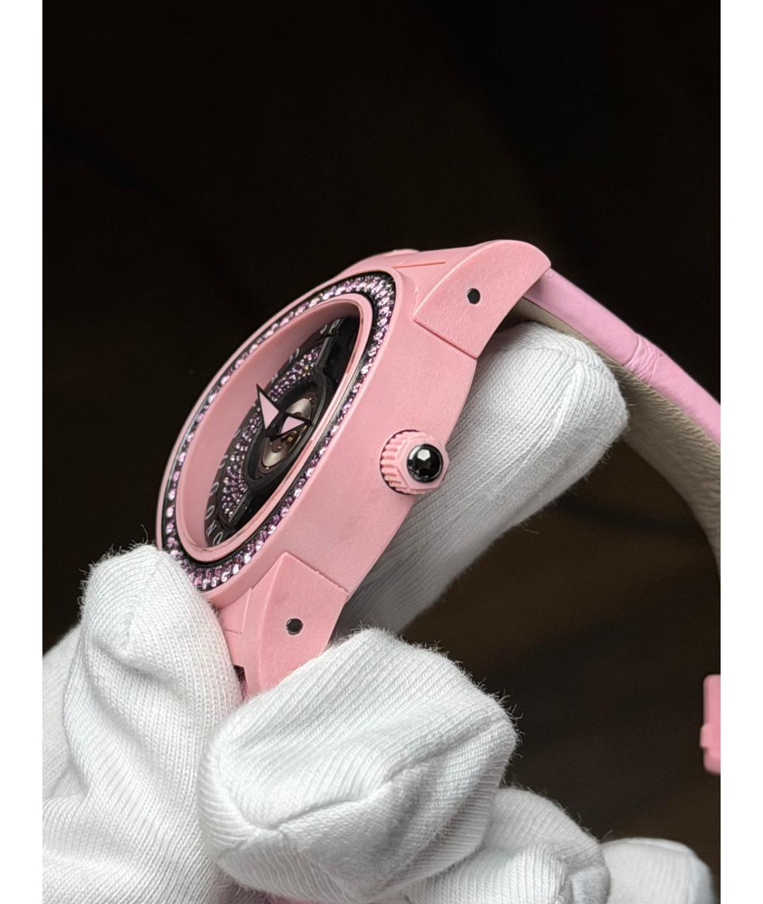 DE GRISOGONO Розовые часы, фото 5