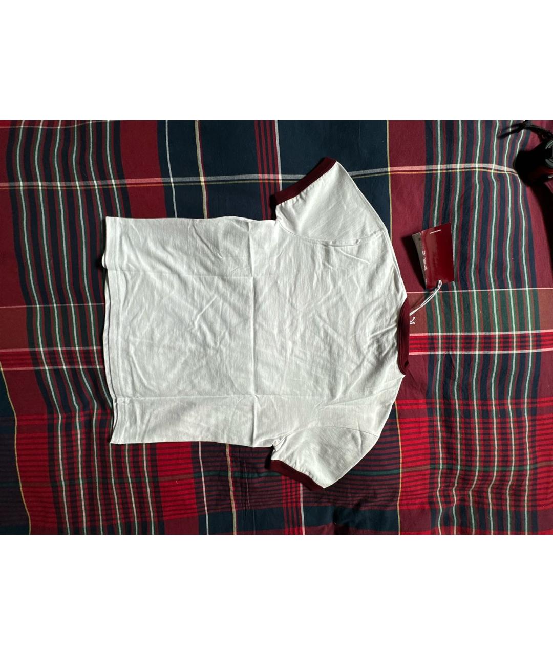 GUCCI Белая хлопковая футболка, фото 2