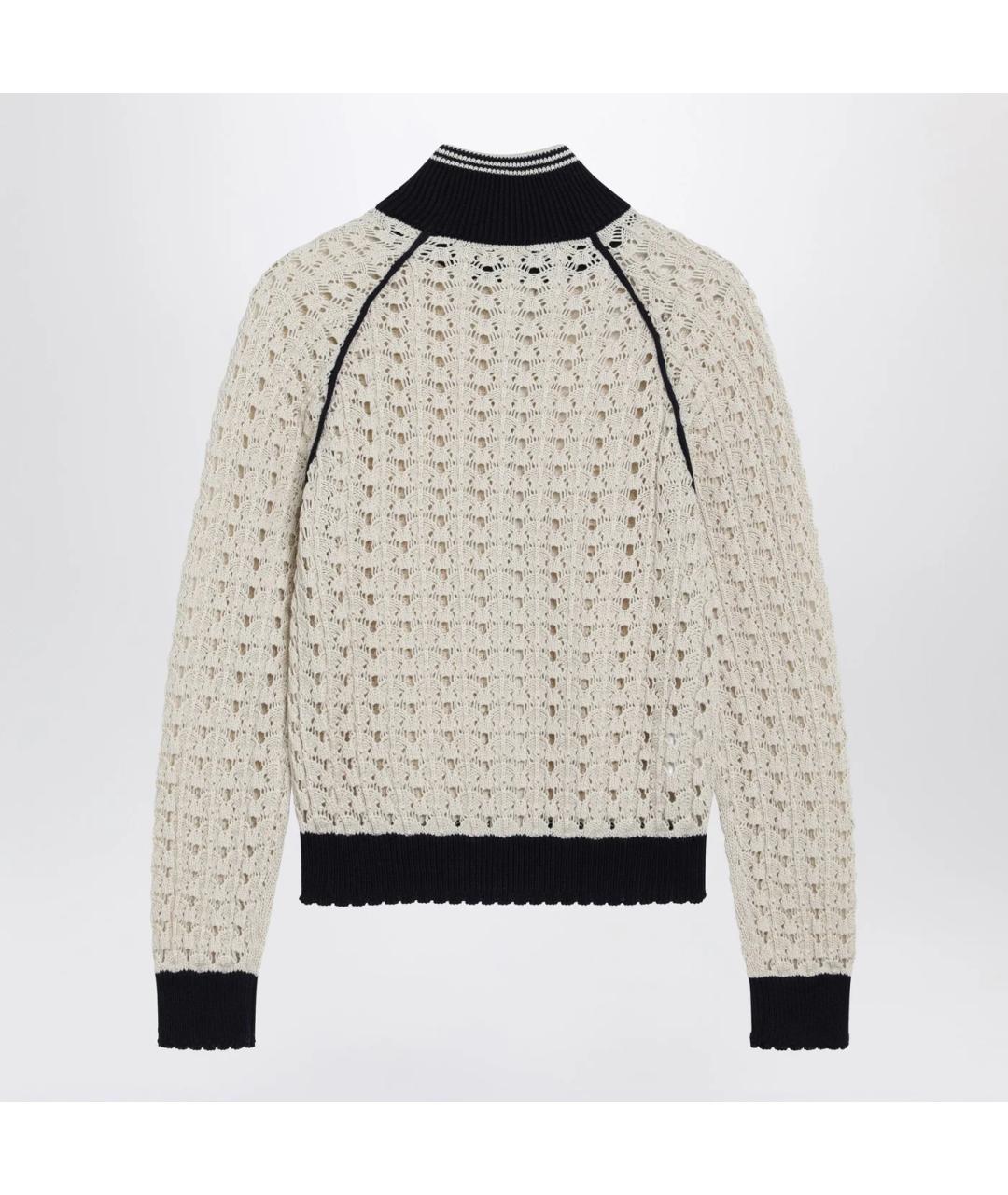 MIU MIU Бежевый хлопковый кардиган, фото 2