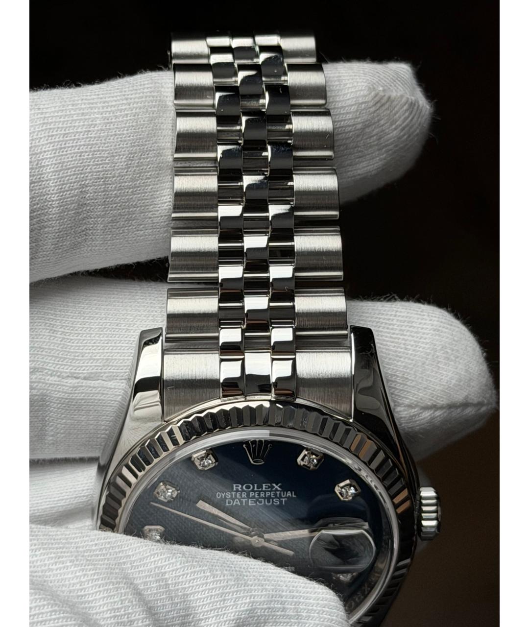 ROLEX Темно-синие часы, фото 7