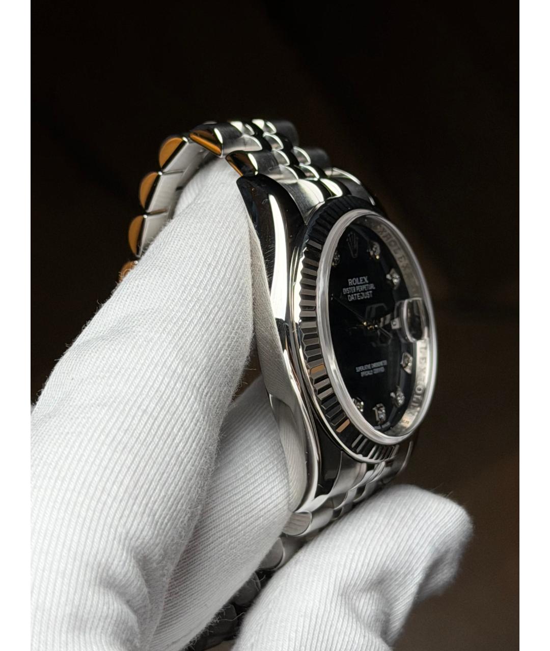 ROLEX Темно-синие часы, фото 5