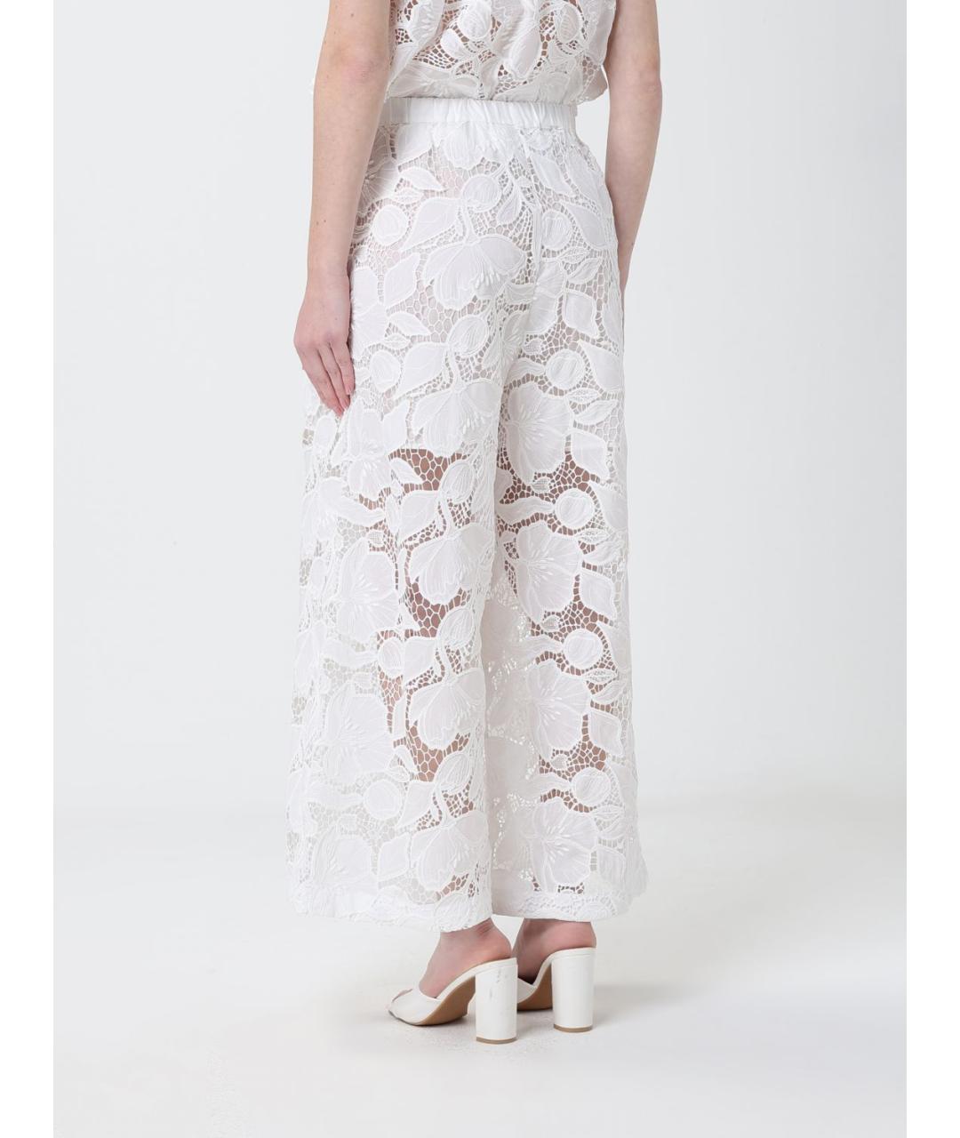 MEIMEIJ Белые полиэстеровые прямые брюки, фото 3