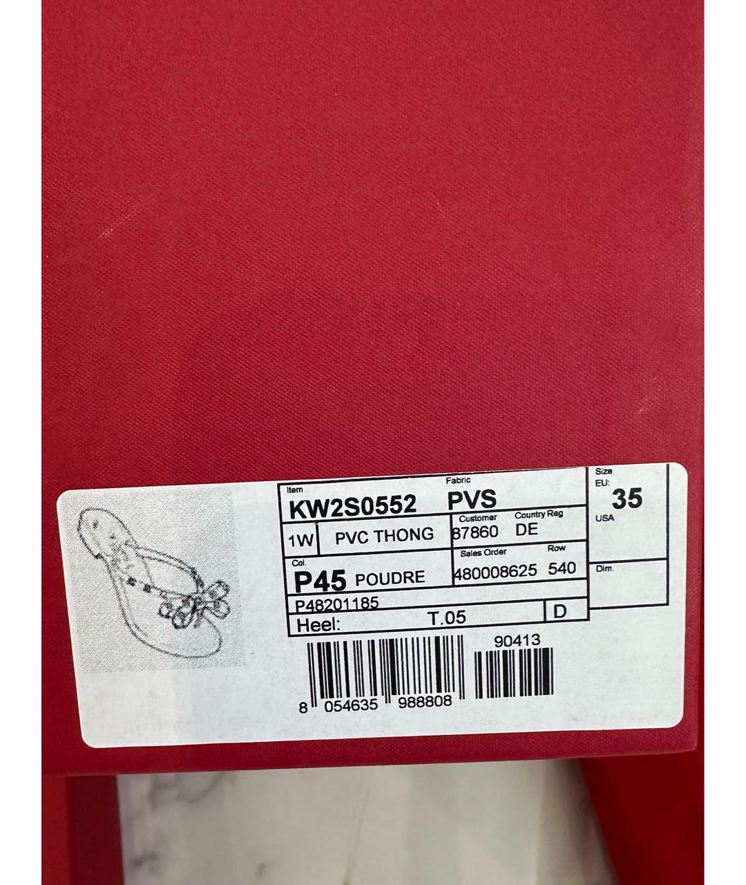 VALENTINO Черные шлепанцы, фото 6