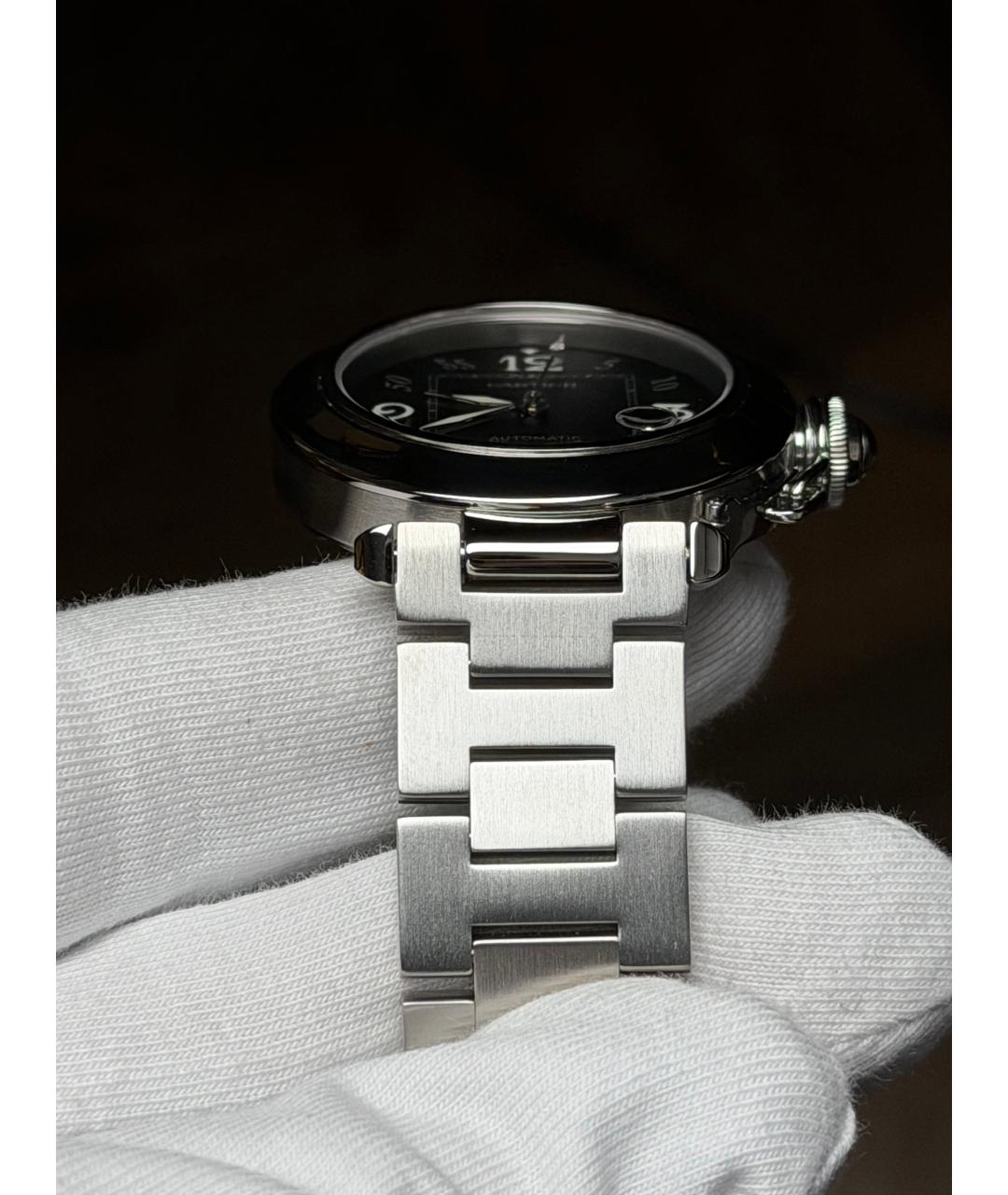 CARTIER Черные часы, фото 5