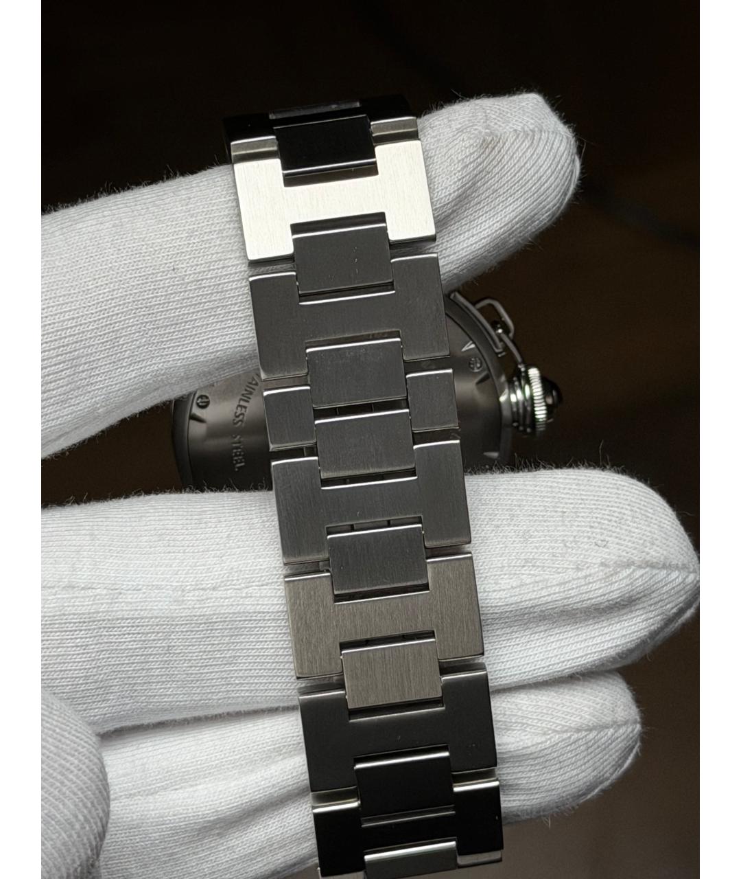 CARTIER Черные часы, фото 8