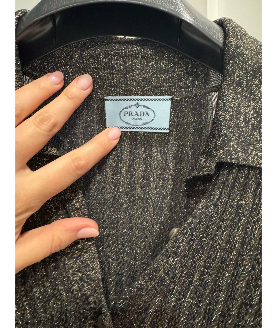 PRADA Черное повседневное платье, фото 2