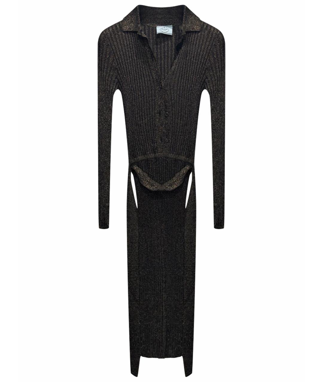 PRADA Черное повседневное платье, фото 1