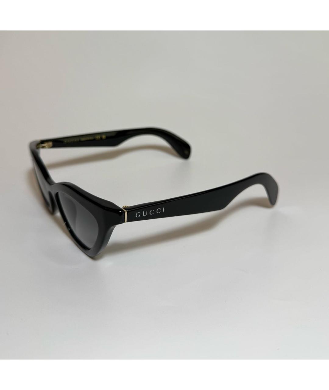 GUCCI Черные пластиковые солнцезащитные очки, фото 2