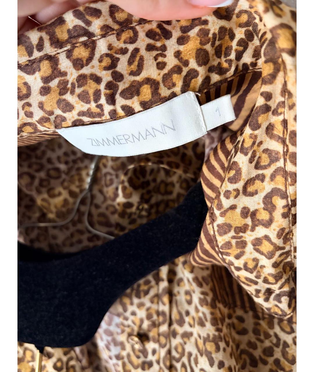 ZIMMERMANN Коричневый повседневный костюм, фото 5