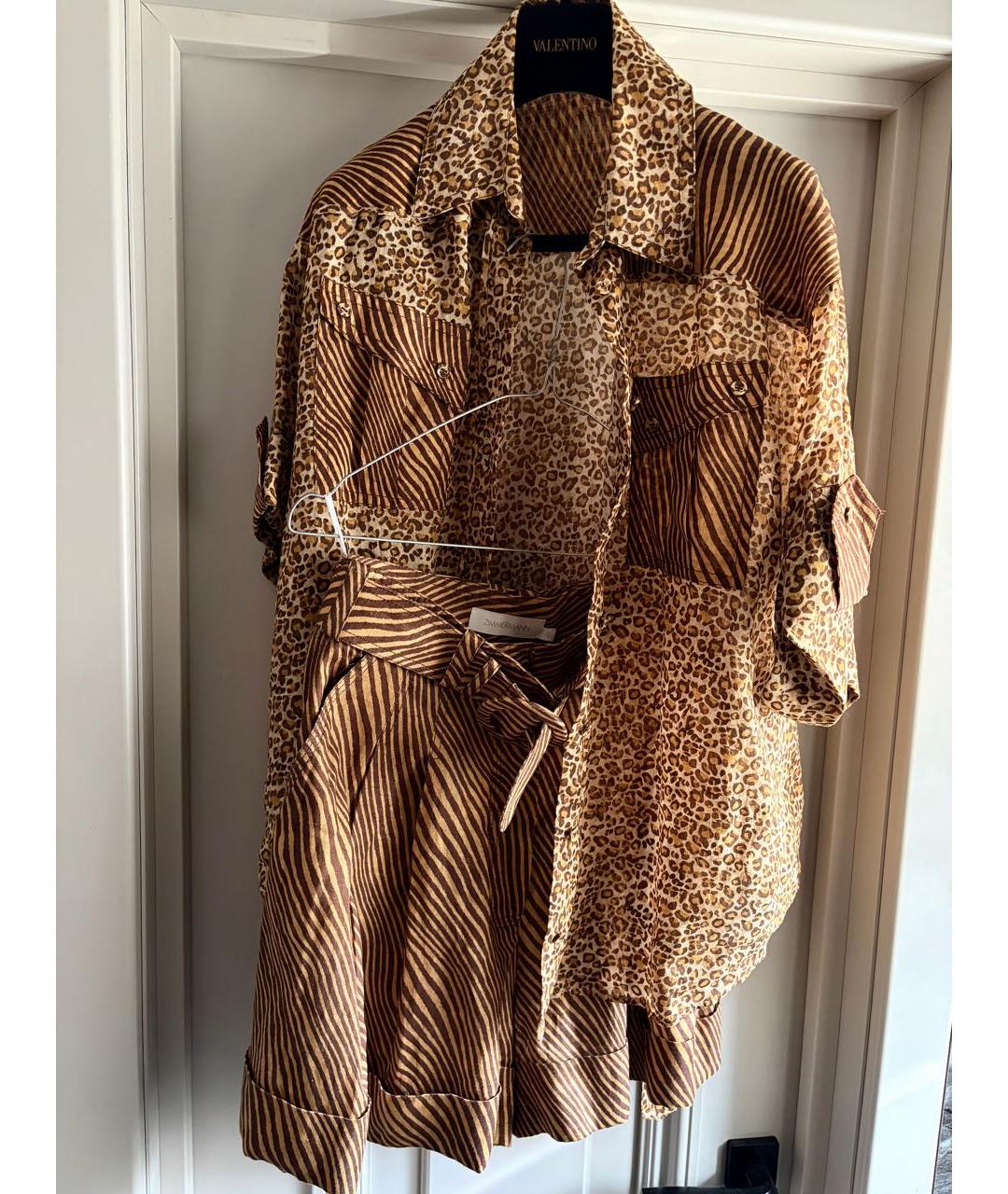 ZIMMERMANN Коричневый повседневный костюм, фото 8