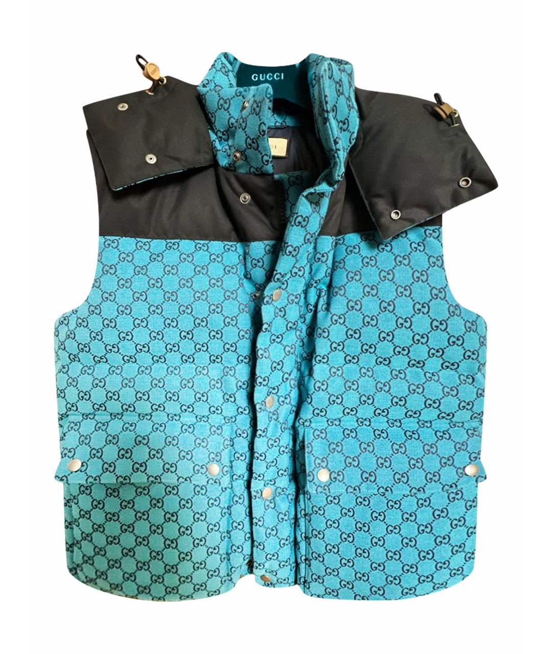 GUCCI Бирюзовый жилет, фото 1