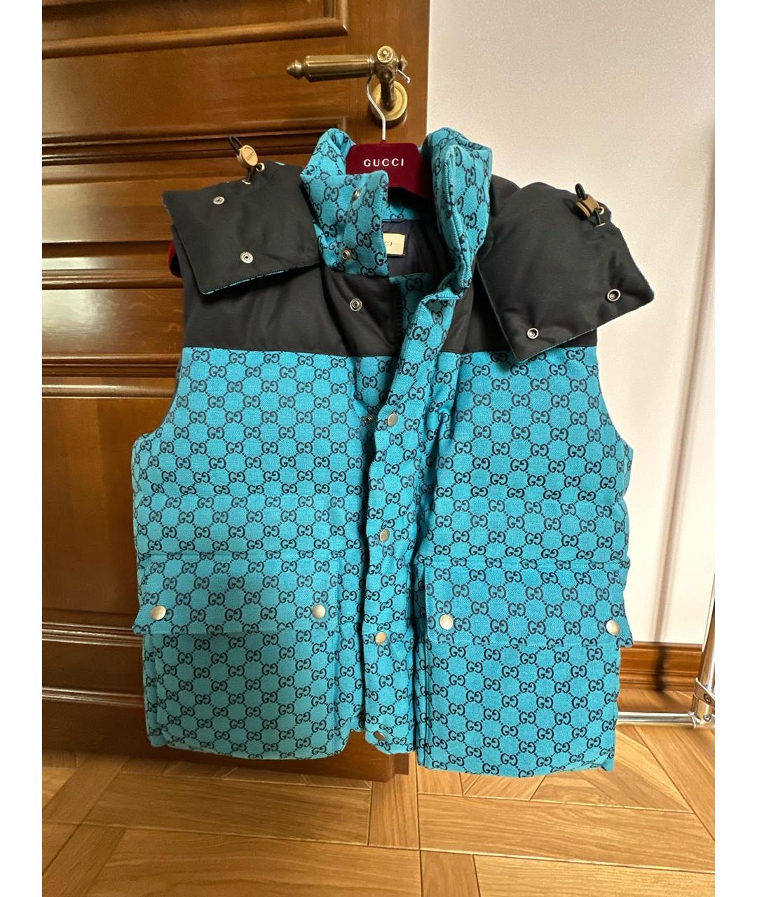 GUCCI Бирюзовый жилет, фото 9