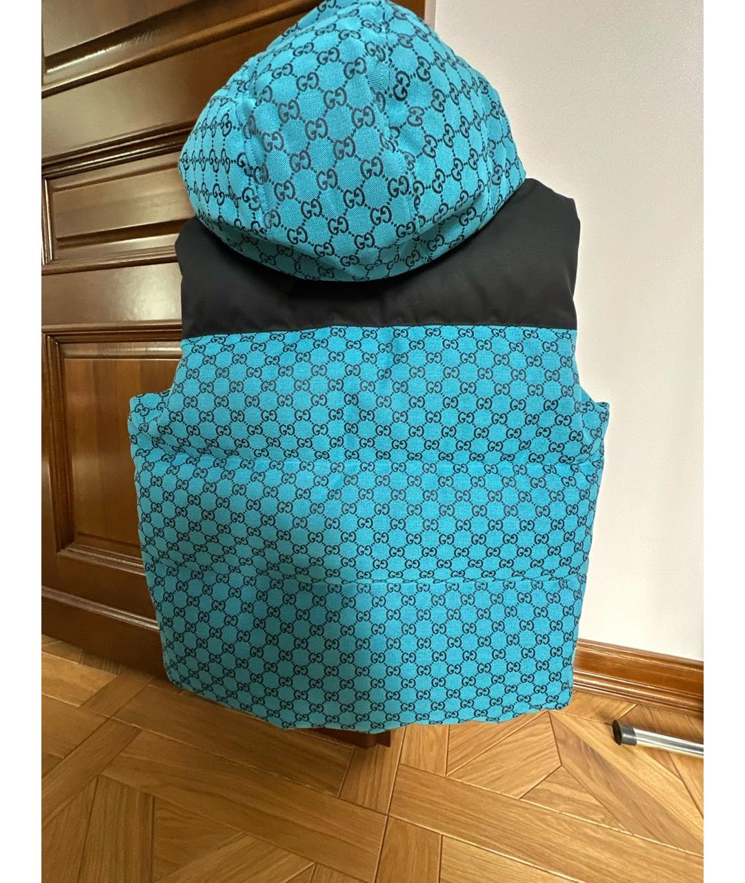 GUCCI Бирюзовый жилет, фото 2