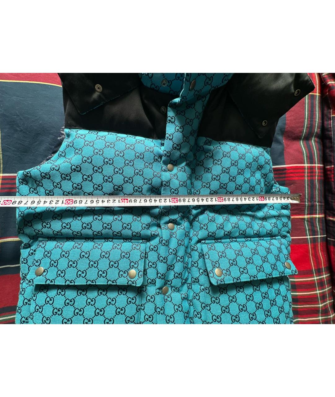 GUCCI Бирюзовый жилет, фото 5