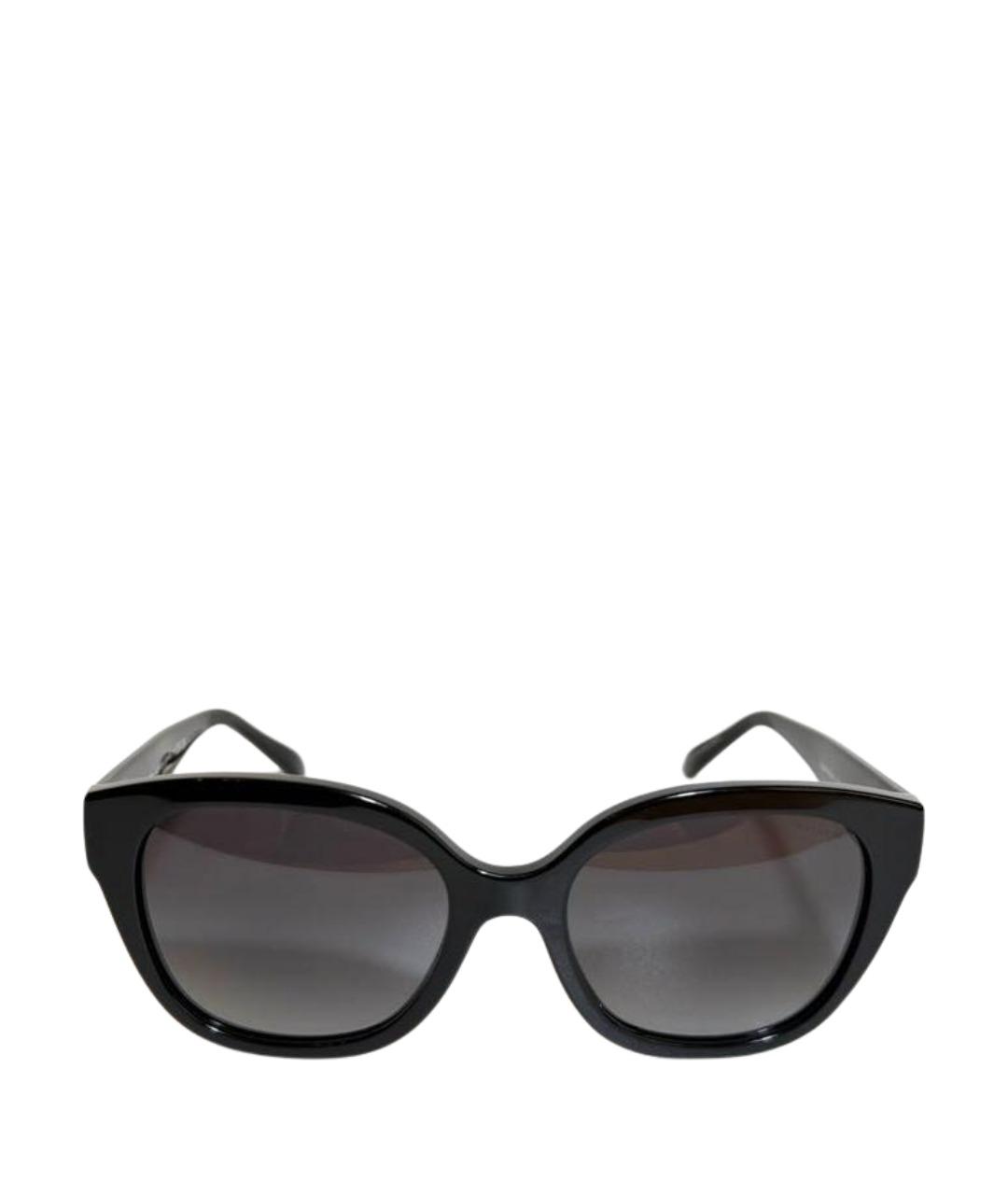 COACH Черные пластиковые солнцезащитные очки, фото 1