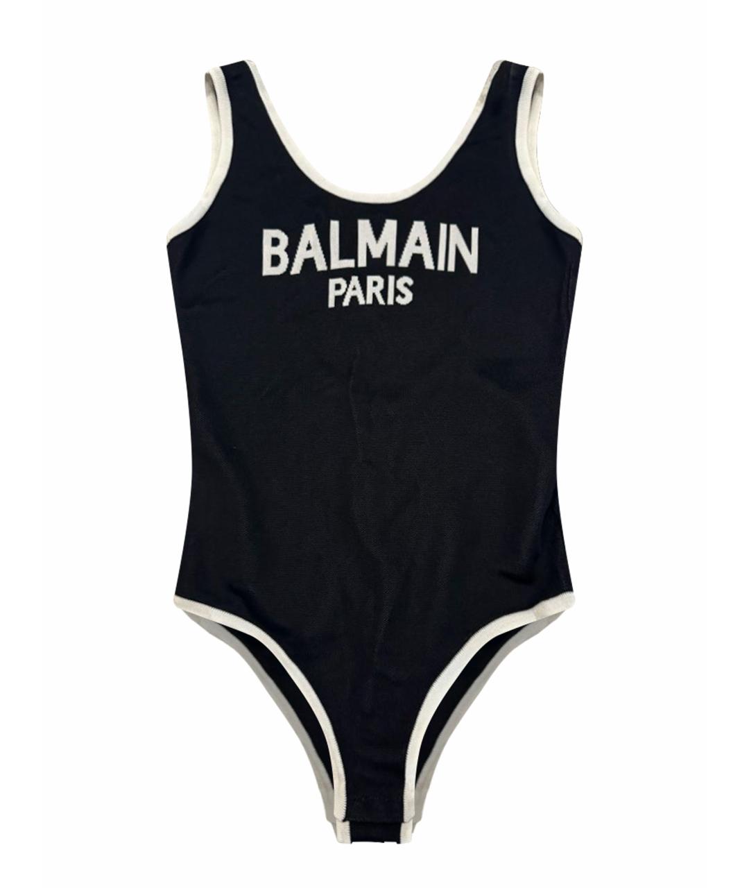 BALMAIN Черная майка, фото 1